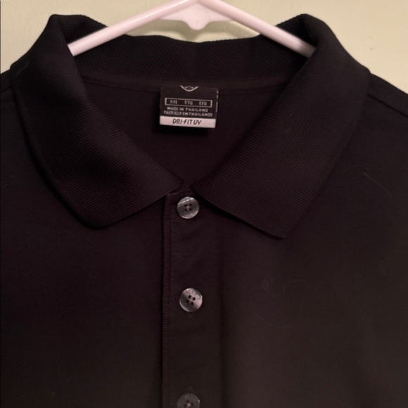 ⛳️Nike Men's Classic Black and Blue Polo Shirts men’s XXL dri-fit UV - Picture 3 of 6